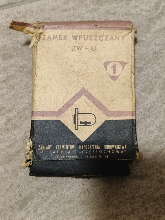 PRL Zamek wpuszczany ZW-U