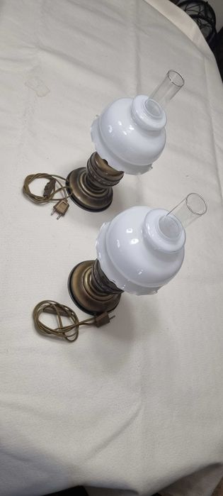 2 Candeeiro de mesa de cabeceira vintage