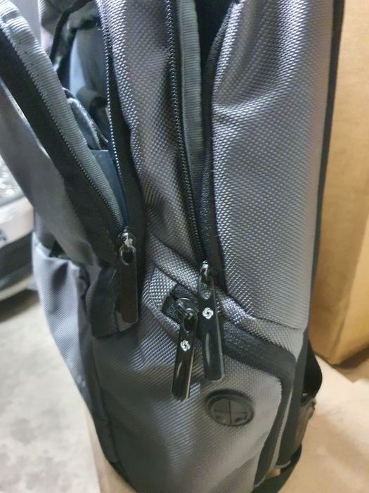 Plecak Samsonite szaro srebrny