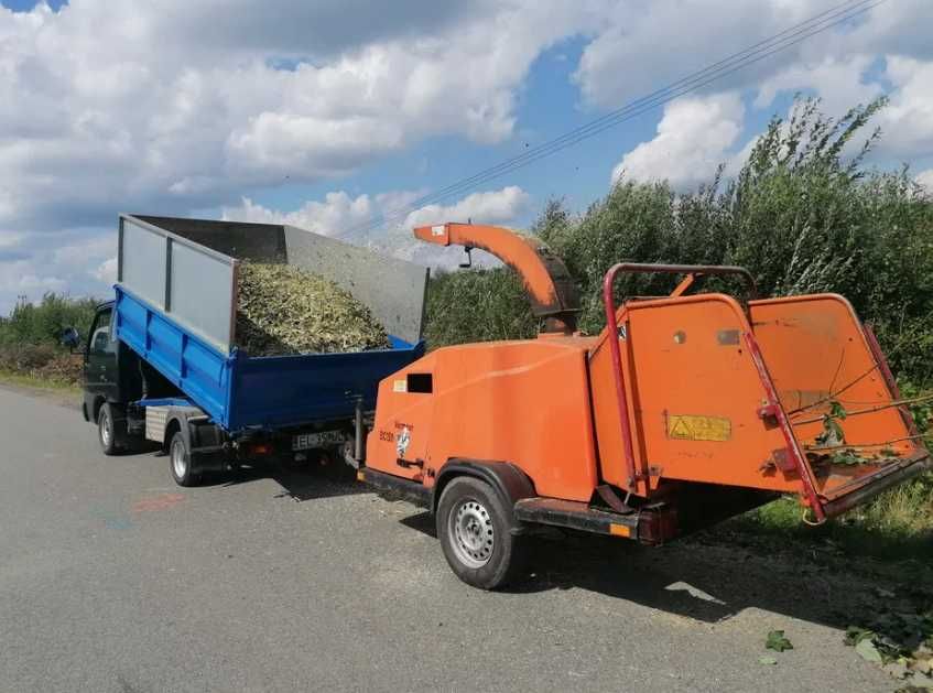 wycinka drzew za drewno, pielegnacja i  mulczowanie terenów