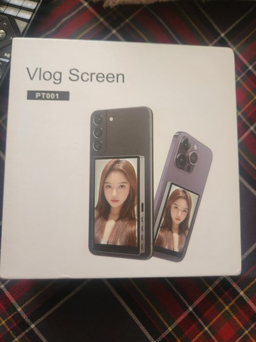 Ecrã vloguer para telemóvel