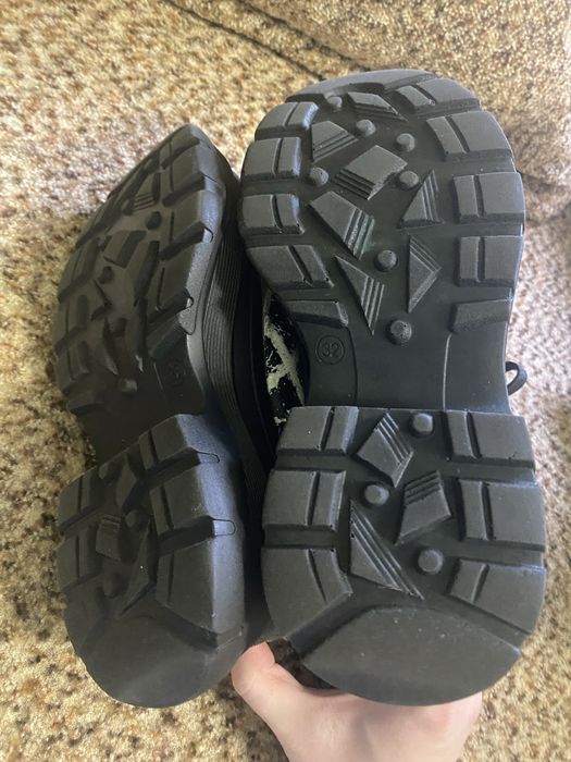 Кожаные деми ботинки на девочку