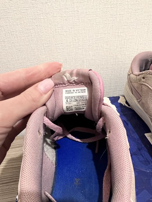 Кроссовки Reebok, натуральна замша (оригинал), 36 р.