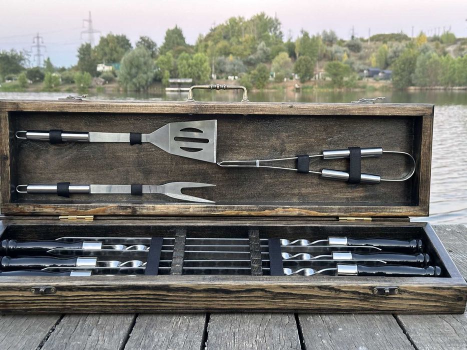 Набор шампуров, подарунок чоловіку, Подарунки, шампура, ПРОИЗВОДИТЕЛЬ