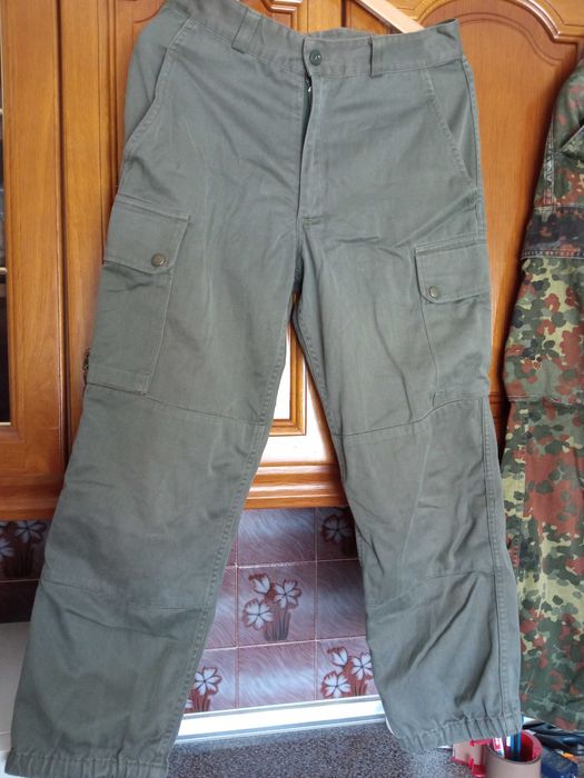 Lote de calças militares vintage - Exército Alemão Flecktarn e Exército Francês F1