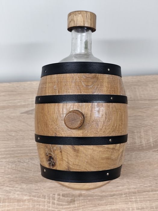 Beczka termo dębowa 0,7 l z butelką