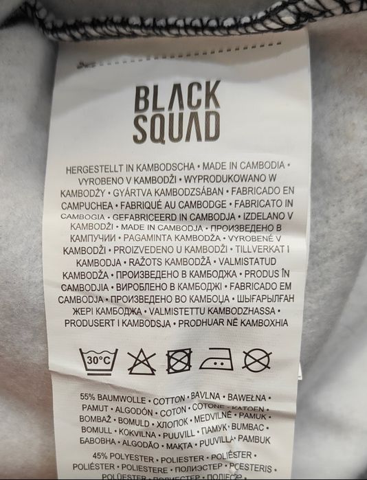 Wr) BLACKSQUAD oryginalna bluza kaptur Roz.M