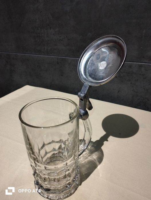 Kufel na piwo , cynowy