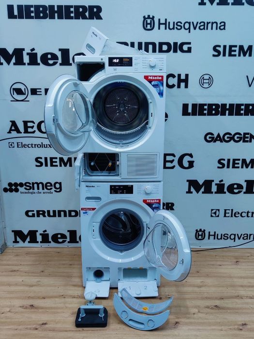 Комплект Miele™. Стиральная машина+Сушильная. Wi-Fi. Прозрачные люки.