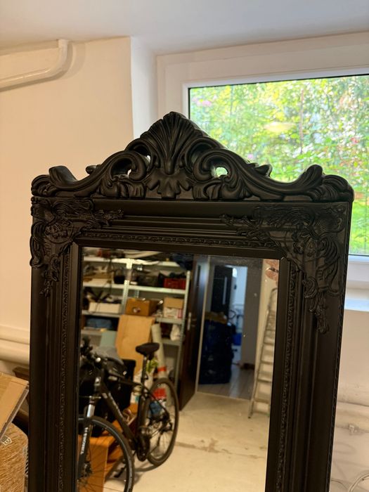Lustro stojące KARE Design Baroque Black 180 × 44 cm