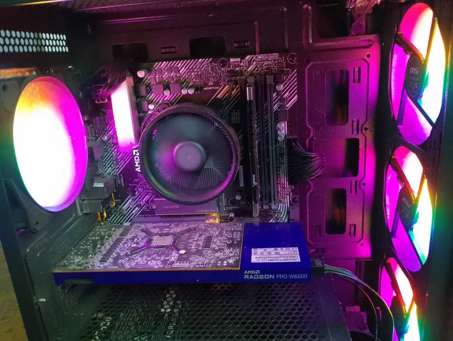Komputer Ryzen 5 3600 | Radeon Pro W6600 8GB | 16GB RAM | SSD 1TB