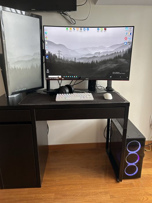 Setup completo para venda (PC + periféricos + monitor)
