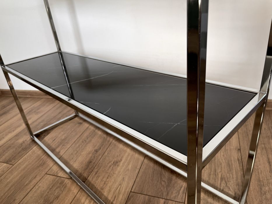 Konsola glamour bali marmur szkło toaletka biurko