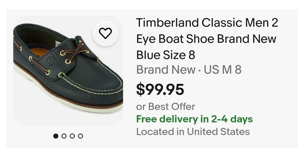 TIMBERLAND MEN'S 8.CLASSIC Мокасини  Тімберленд