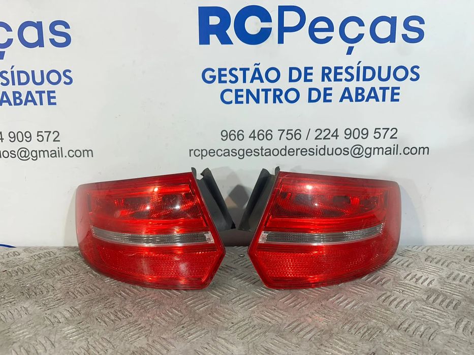 Conjunto Farolins Tras Traseiro Direito Esquerdo Original Audi A3