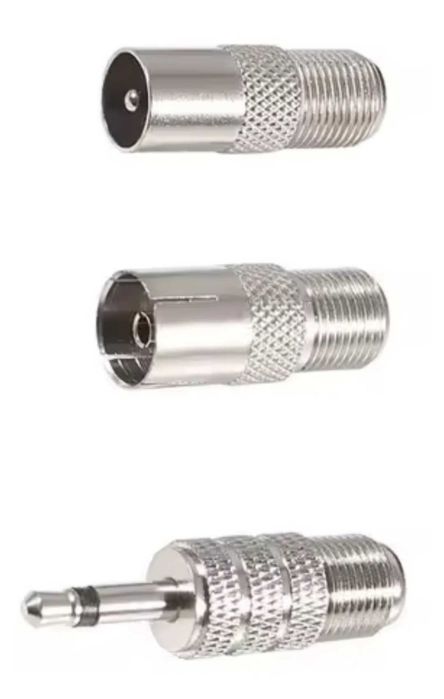 FM антени  75 Ohm.Три адаптера.