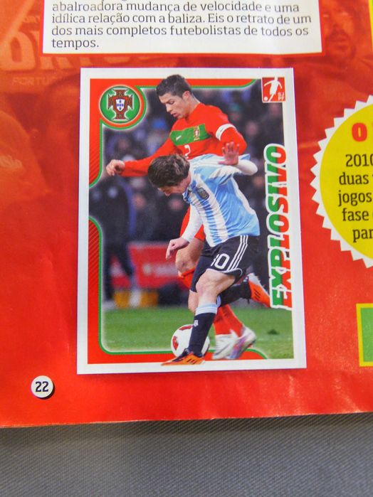 Caderneta Completa Panini Portugal de Ouro 2011