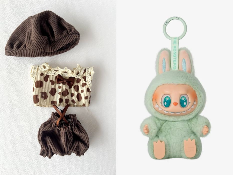 Ubranko dla labubu zestaw komplet dodatki