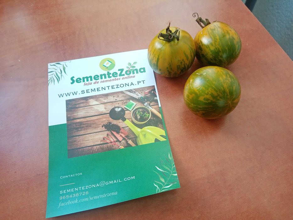 10 Sementes de tomate Green Zebra - rara