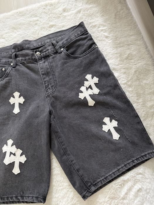 Spodenki dzinsowe chrome hearts fituja na size M