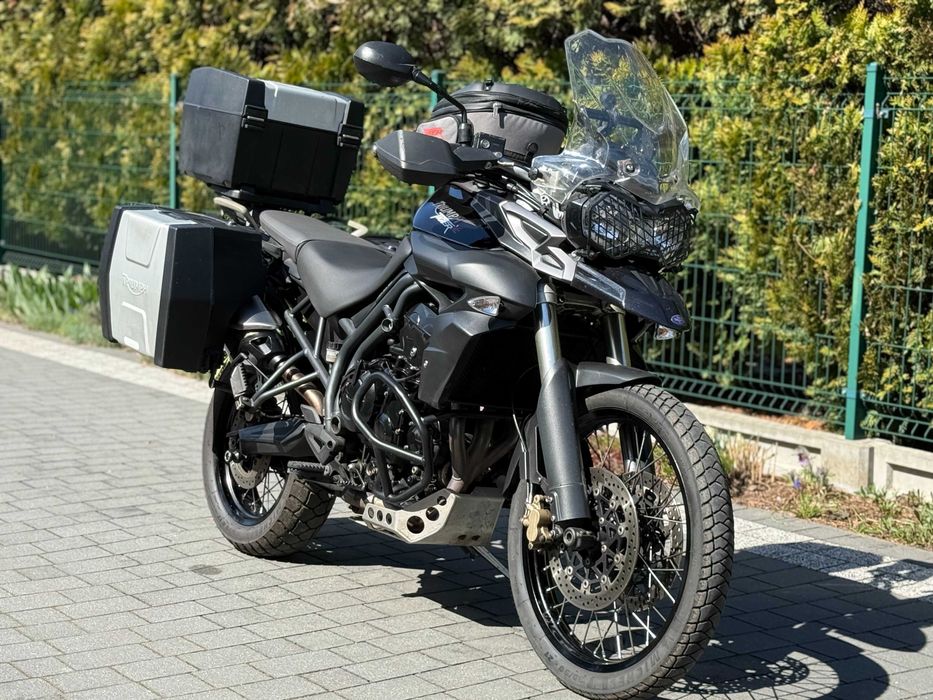 Triumph Tiger 800 XC 2012 – wersja Phantom Black – 46 tys. km