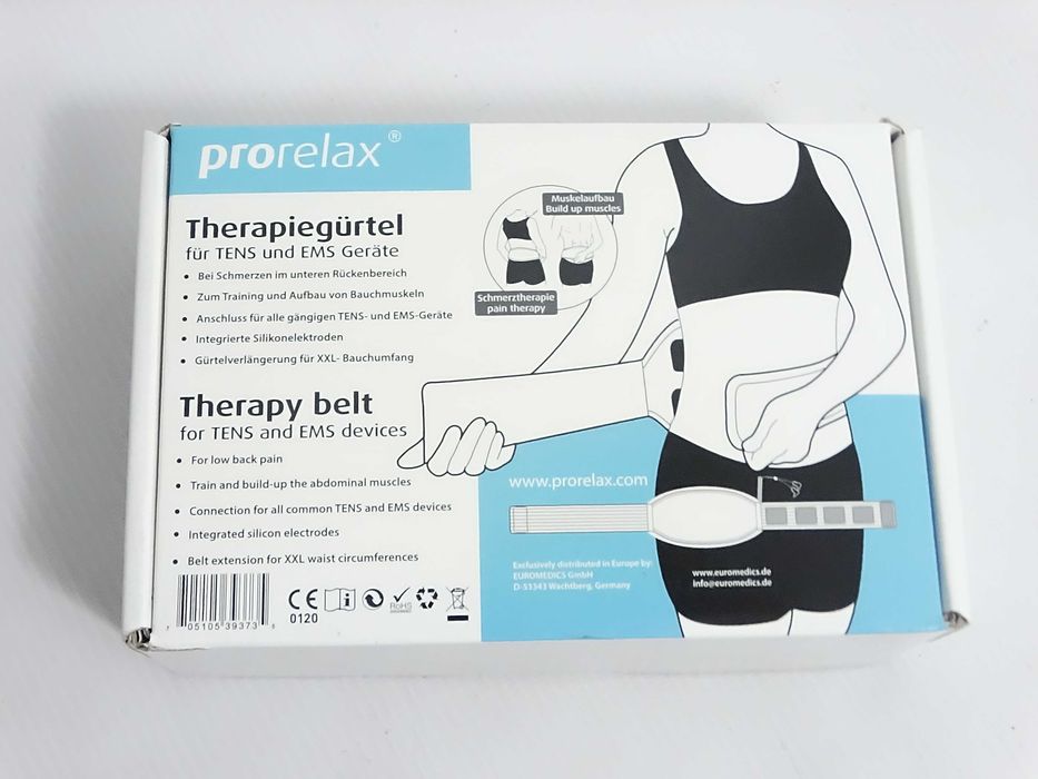 Pas terapeutyczny Prorelax do urządzeń TENS/EMS – Ulga dla pleców!