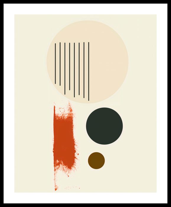 Plakat 40x50cm Symetryczna Struna