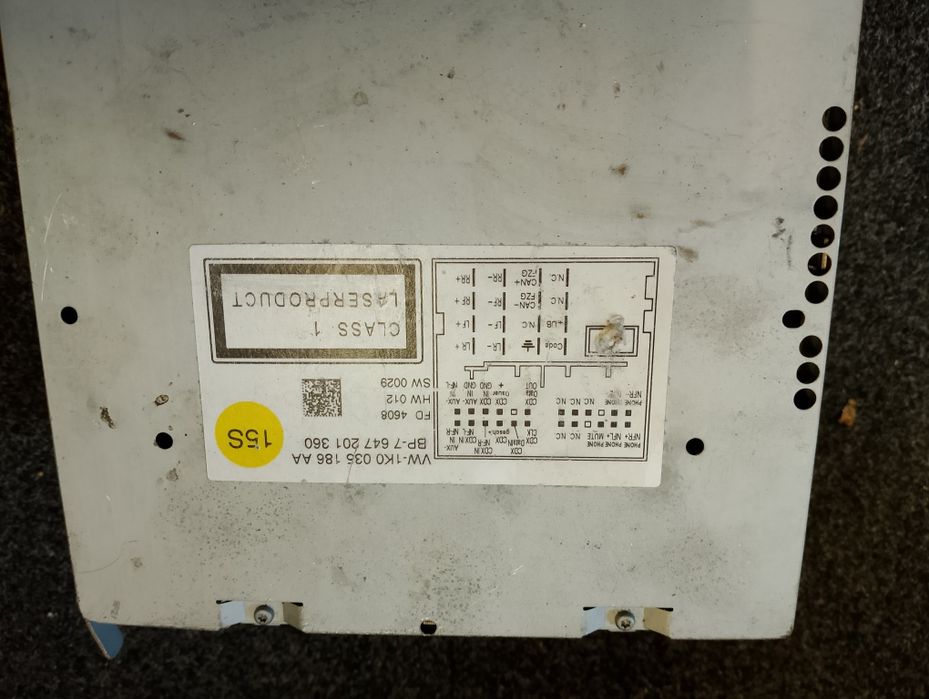 Radio VW Golf 6 Passat B6 B7
