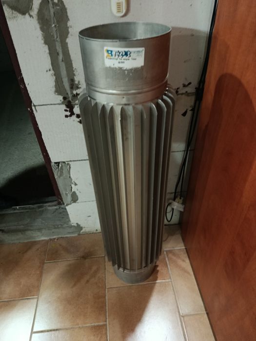 Труба радіатор 1м 1мм сталь 201 ф200