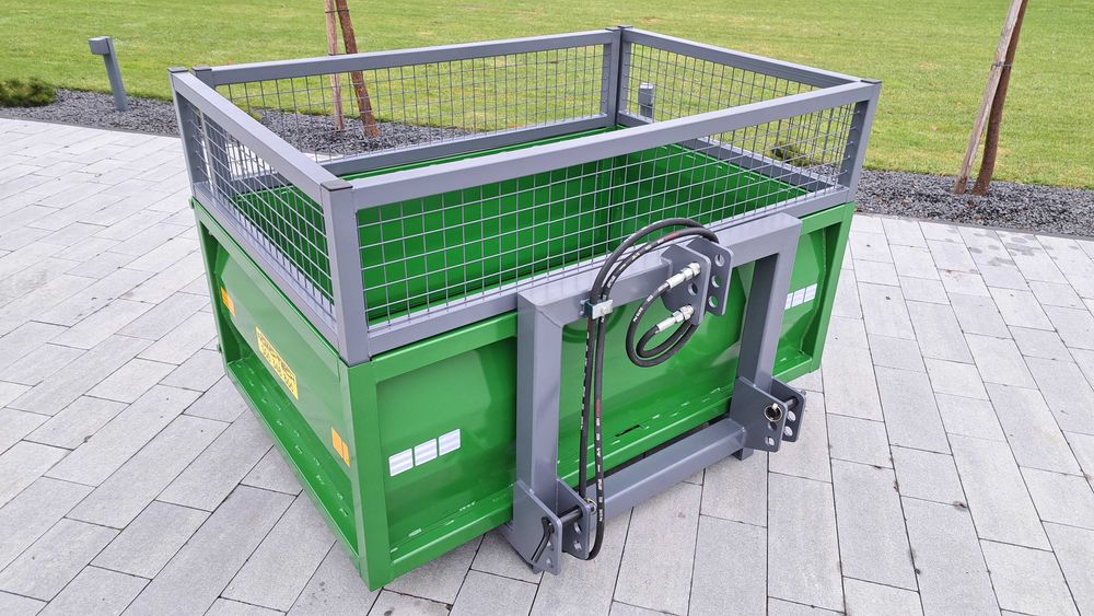 skrzynia transportowa na tył ciągnika tylny TUZ kiper hydrauliczny