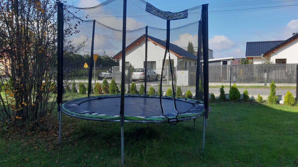 Trampolina ogrodowa Zipro Jump Pro z siatką zewnętrzną 10FT 312cm
