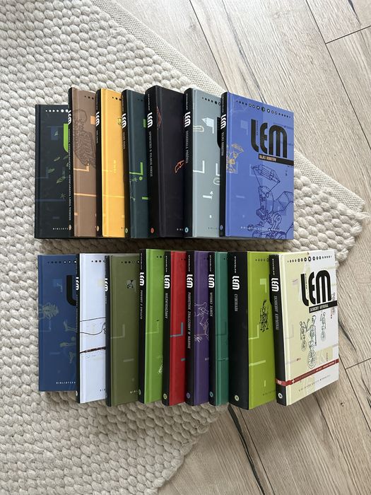 Stanisław Lem, kolekcja 16 tomów stan bardzo dobry, twarde oprawy