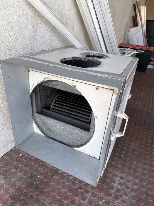 Hotte industrial 125 cm com caixa de extração