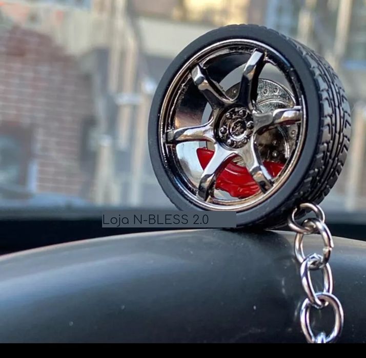 Porta Chaves Jante , Pneu com disco de travão ! Envio Grátis 48 Horas