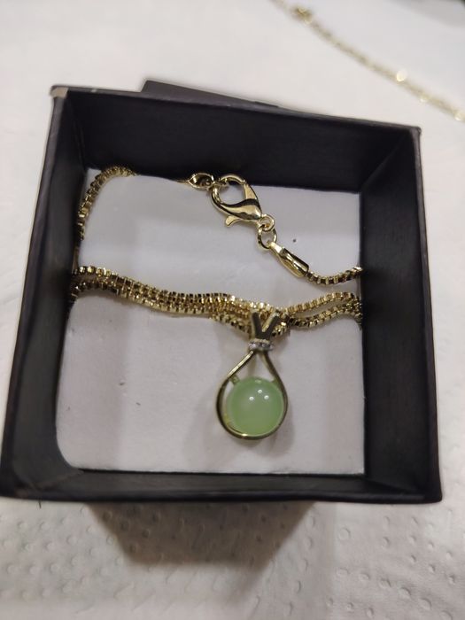 15€ Fio com pingente banho ouro 24k entrego em Rio tinto ou envio CTT