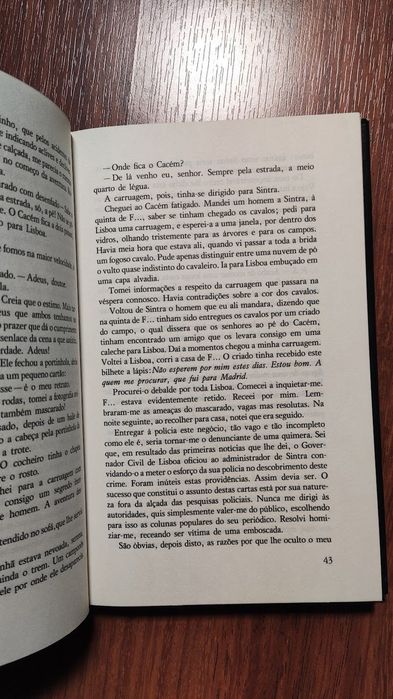 "O Mistério da Estrada de Sintra" de Eça de Queirós e Ramalho Ortigão
