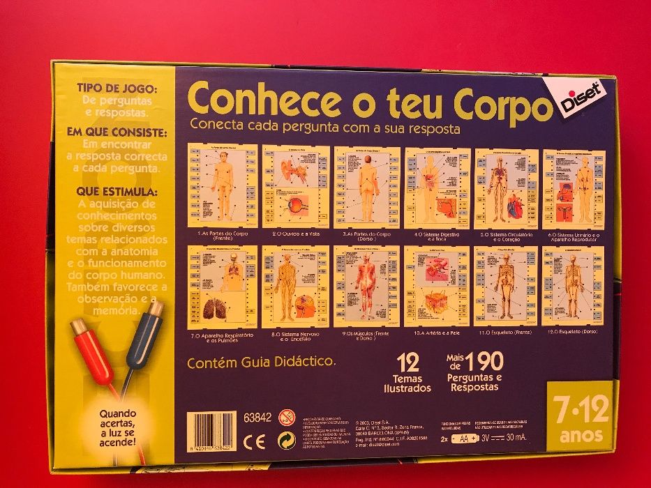 2 Jogos Electron - Traffic NOVO C/ PELÍCULA + Conhece o Teu Corpo