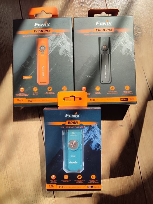 Наключний ліхтар Fenix E06R,E06R PR0