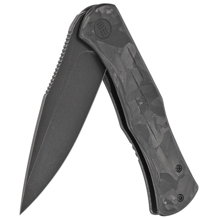 Nóż składany WE Knife Primoris Marble Carbon Fiber / Black Ti, Black Stonewashed (WE20047B-1)
