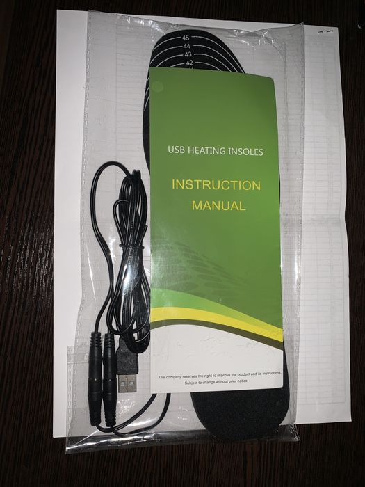 Електричні устілки/Электростельки с подогревом от Power Bank, usb