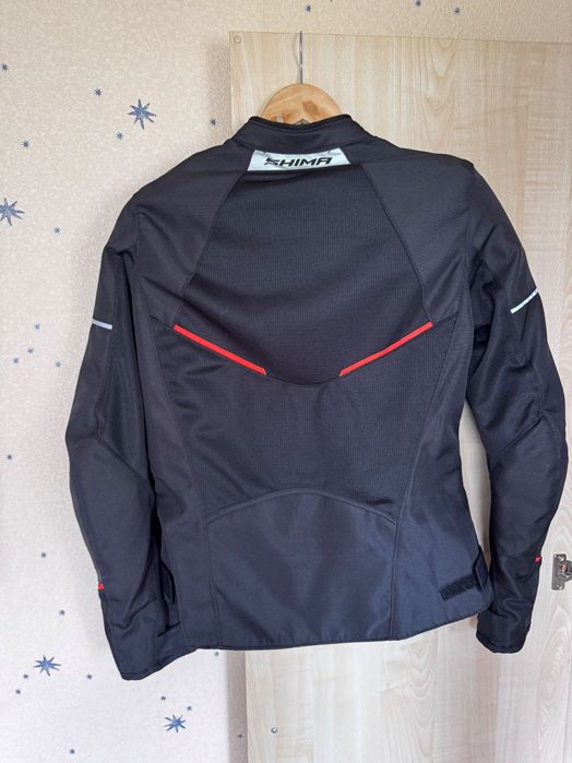 Жіноча мотокуртка shima x-mesh 2.0 black/red
