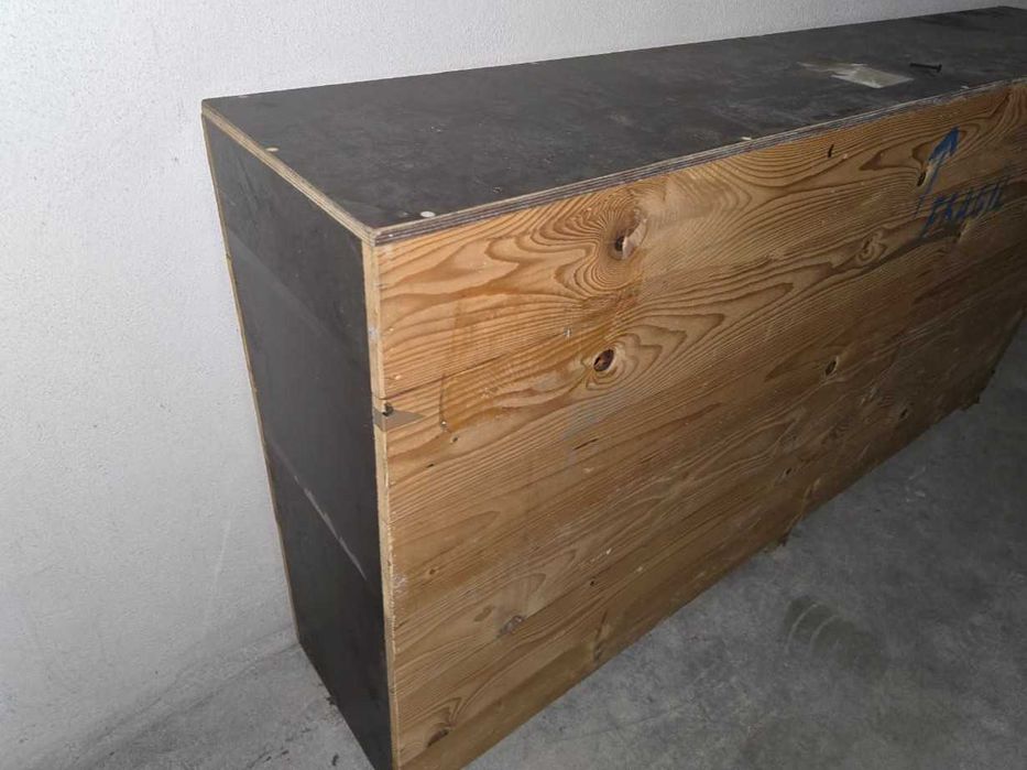 Caixa p/ Transporte de Bicicleta em Madeira