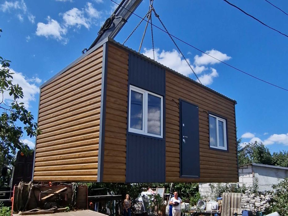 Доступный Модульный домик 3×6 • Бюджетный домик для дачи