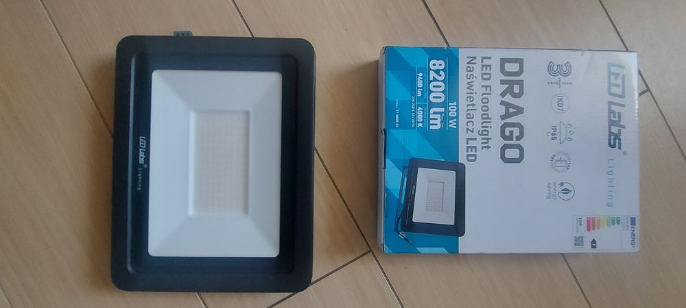 Nowy naświetlacz LED 100W 8200 lm 4000 K.Super moc.