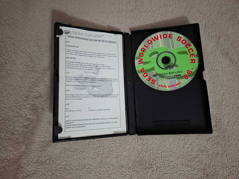 Sega Worldwide Soccer 98 (Sega Saturn)