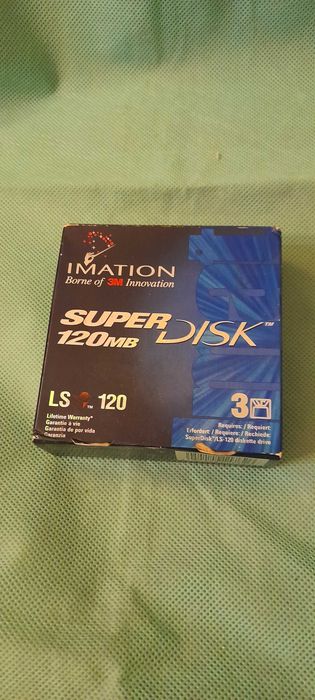 Dyskietki Imation, Super Disk 120 MB (3 sztuki)