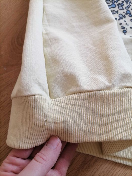 Bluza ze wzorem żółta
