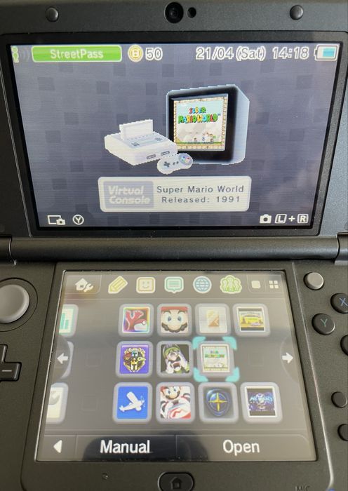 New Nintendo 3DS XL Chipada (64gb) + 16 Jogos + (Extras de Oferta)