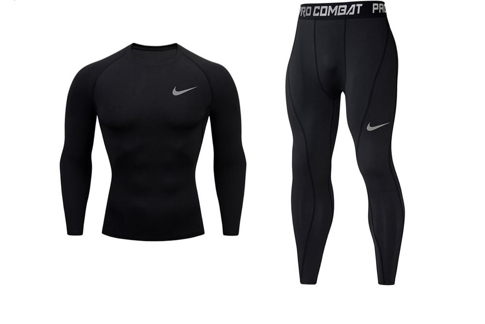 Термобілизна комплект Nike Pro Combat чорний