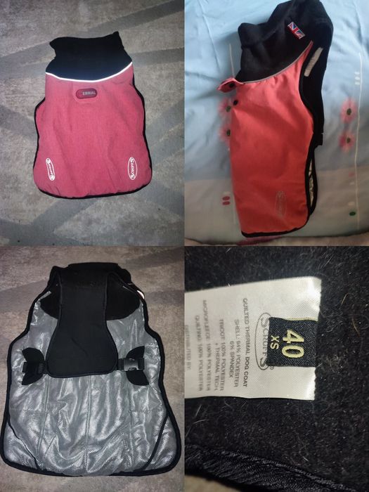 Одяг для собань на розмір М довжина 38 см та 32см дивися в описі